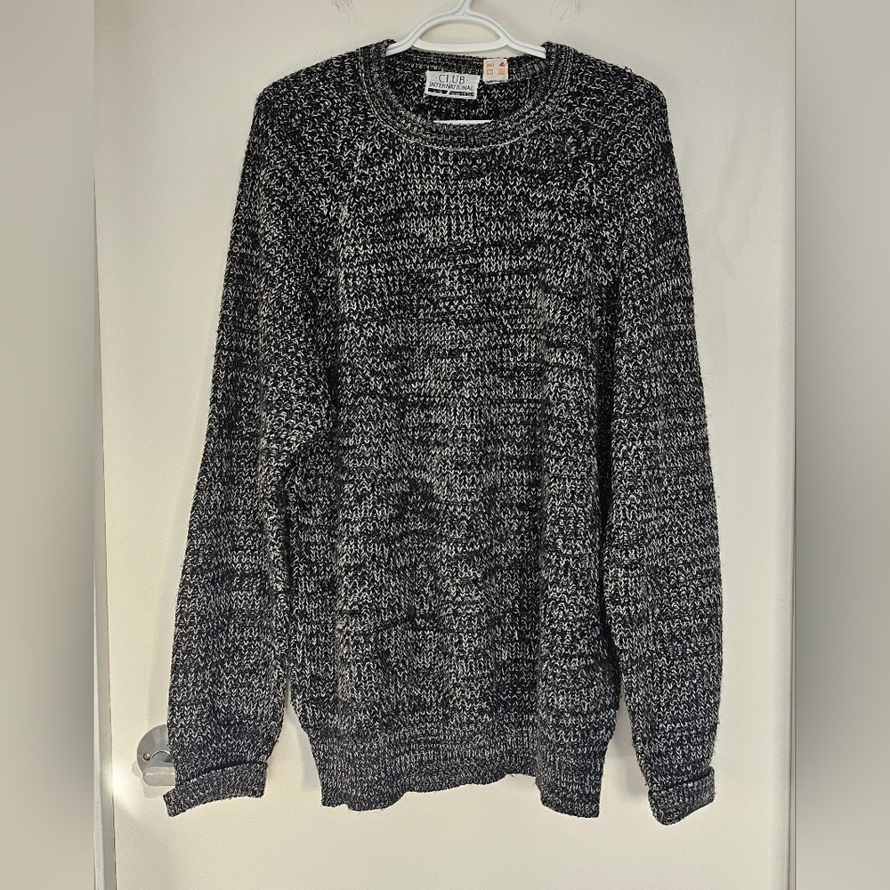 Y2K Salt and Pepper Club International (Tip Top Tailors) Knit Sweater